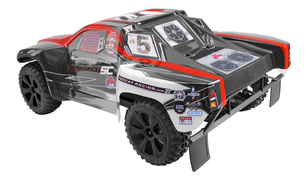 Redcat Blackout SC RC Truck - 1:10 Brushed Electric Short Course Truck - Image 3