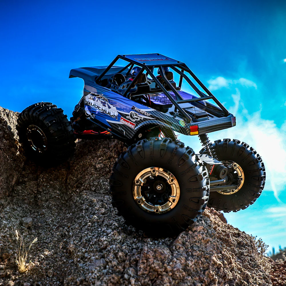 Danchee Ridgerock RC Crawler - 4 Wheel Steering - 1:10 Brushed Rock Crawler - Image 13
