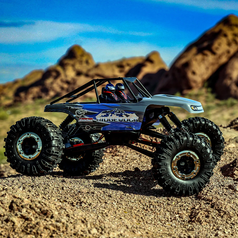 Danchee Ridgerock RC Crawler - 4 Wheel Steering - 1:10 Brushed Rock Crawler - Image 9