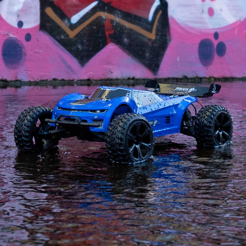 Redcat Piranha TR10 RC Car - 1:10 Brushed 2WD Electric Truggy - Image 14
