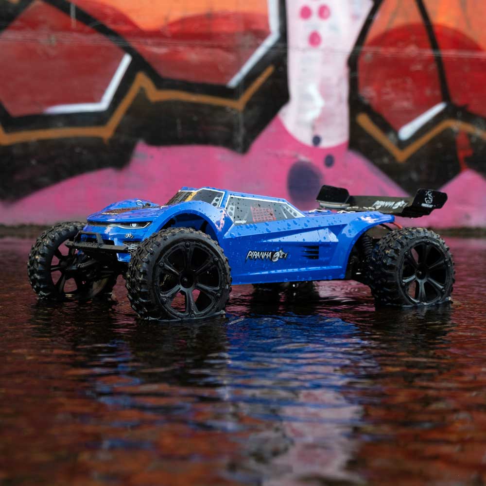 Redcat Piranha TR10 RC Car - 1:10 Brushed 2WD Electric Truggy - Image 16