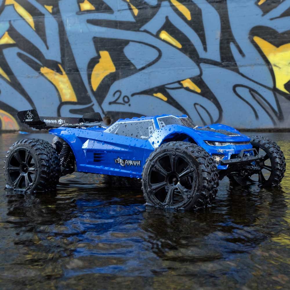 Redcat Piranha TR10 RC Car - 1:10 Brushed 2WD Electric Truggy - Image 3